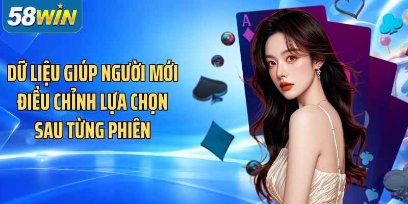 Dữ liệu giúp người mới điều chỉnh lựa chọn sau từng phiên